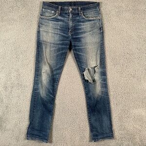 Citizens Of Humanity Jeans Men's 31 Blue Denim Core‎ Straight Leg Medium Wash
